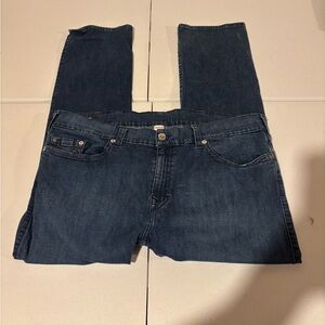 True Religion Ricky Relaxed Straight Blue Denim Jeans Men’s Size 44x32